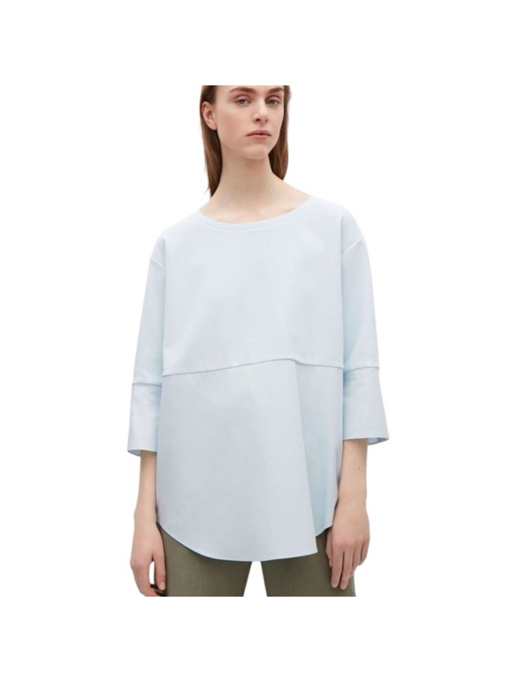 COS Baby Blue Top Small